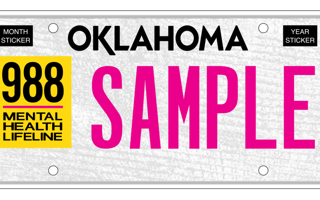 Unveiled: Oklahoma’s New Mental Health 988 License Plate to Fund Suicide Prevention Efforts